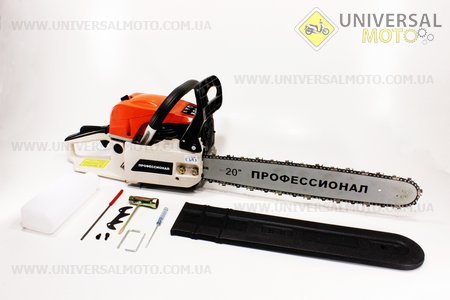 Бензопила Профессионал 52cc (2,8кВт, шина 20")