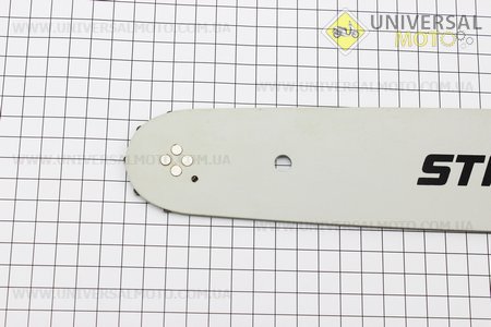 Шина 14"-1,3мм 3/8" 50зв длинной 39см, в упаковке, производство Китай. STIHL (Бензопила / UM2010-V85)