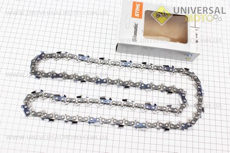 Цепь 3/8"-1,6мм-66зв. квад. зуб (на Stihl-18"), упаковка STIHL, отличное качество. Китай (Бензопила / UM2011-V12)