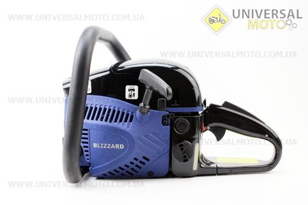 Бензопила BLIZZARD 45cc (2,9кВт шина 18") с подкачкой, с уровенем в баке. Крышка стар. и тор. - метал. Цепь-72зв., квад. зуб, отличное качество.
