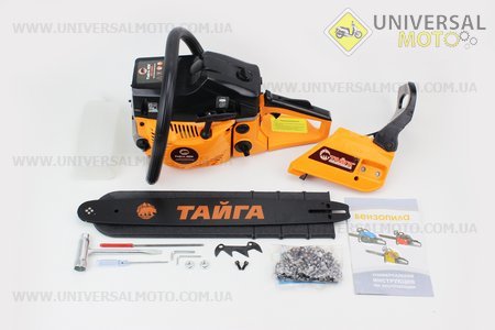 Бензопила ТАЙГА БП-3850 52cc (3,8кВт шина 18"), с подкачкой, плавный пуск, в коробке по 2шт