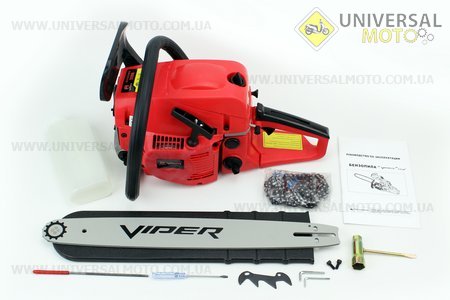 Бензопила Viper 5200 52см3 (3,1кВт. шина 18"), в коробке по 2 штуки. ЦЕНА ЗА 1ШТ!!!. Viper (Бензопила / UM2013-V77)