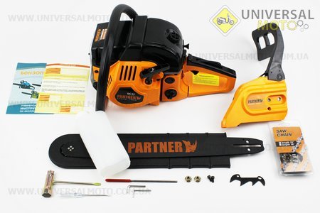 Бензопила PARTNER DC52 52см3 (4,1кВт, шина 18") с подкачкой, плавный пуск. Китай (Бензопила / UM2014-V09)