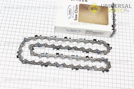 Цепь 3/8"-1,3мм-50 звеньев квадратный зуб 50RS50 (на Stihдлинной 180-14"). SABER (Бензопила / UM2015-V64)