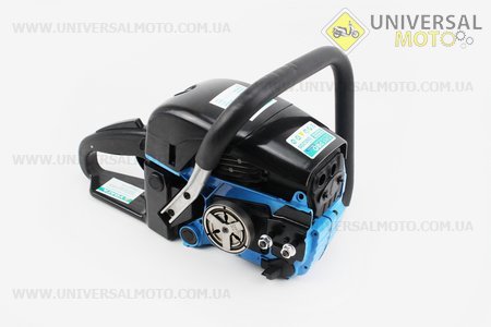 Бензопила DNEPRO 52см3 (3,3кВт, шина 16"-2 штуки широкая, цепь 325-1,5мм-66 звеньев круг. зуб-2 штуки), плавный пуск. Крышка стар. и тор. - металл. DNEPRO (Бензопила / UM2015-V88)