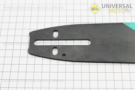 Шина 16"-1,3мм 3/8" 56-57зв L=45см "PRO", отвір натягувача - овал. DNEPRO (Різне до бензопил / UM2015-V94)