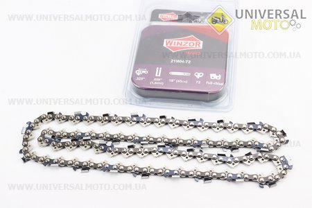 Ланцюг 325-1,5мм-72зв. квадратний зуб (на Китай-18"), "HARD". WINZOR (Різне до бензопил / UM2018-V22)