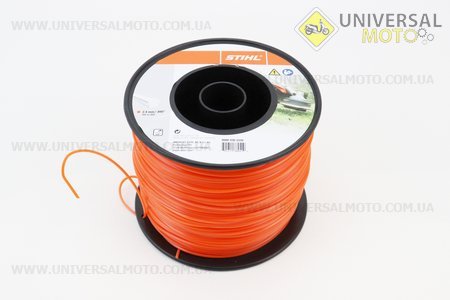 Волосінь косильна d = 2,4мм, 291м "зірка". STIHL (Запчастини для триммера / UM2020-V90)