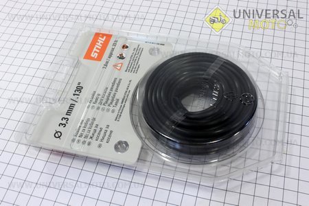 Леска диаметром 3,3мм, 7,6м "круг". STIHL (Триммер / UM2020-V97)