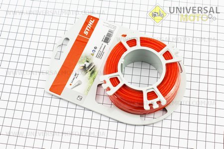 Волосінь косильна d = 2,4мм, 14м "свердло". STIHL (Запчастини для триммера / UM2020-V98)
