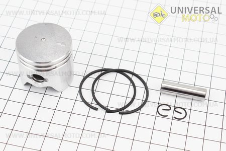 Поршень, кільця, палець комплект 34мм (палець 8мм). Китай (Запчастини для триммера / UM2021-V08)