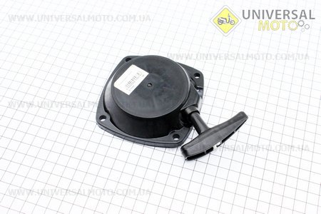 Стартер в зборі 4 отвори 71,0х71,0мм "Дріт - 1зацеп". Китай (Запчастини для триммера / UM2021-V72)