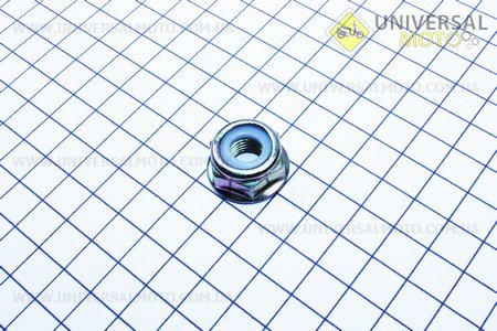 Гайка кріплення ножа М10х1,25 (ліва різьба) Тип №2. Китай (Запчастини для триммера / UM2021-V77)