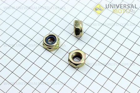 Гайка крепления ножа М10х1,25 (правая резьба). Китай (Триммер / UM2022-V12)