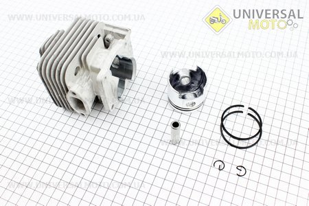 Циліндро поршневий комплект (ЦПГ) 44мм (палець 10мм). WOODMAN (Запчастини для триммера / UM2022-V17)