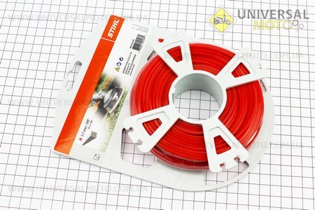 Волосінь косильна d = 2,7мм, 32,0м "квадрат". STIHL (Запчастини для триммера / UM2022-V51)