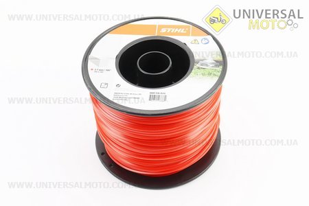 Волосінь косильна d = 2,7мм, 208м "квадрат". STIHL (Запчастини для триммера / UM2022-V53)