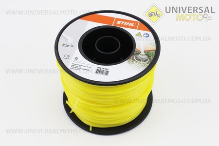 Волосінь косильна d = 3,0мм, 203м "зірка". STIHL (Запчастини для триммера / UM2022-V55)
