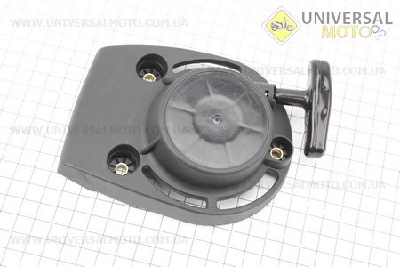 Стартер в зборі 3 отвори 61,0х90,0мм "Дріт - 1зацеп" HONDA GX35 (CG438) - 4Т. Китай (Запчастини для триммера / UM2023-V06)