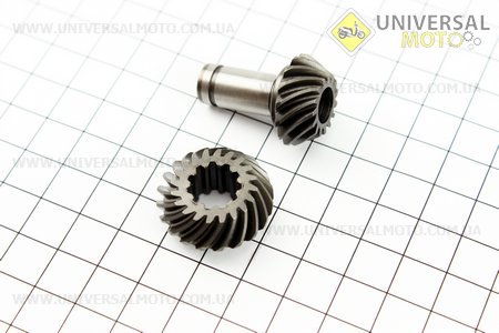 Шестерні редуктору нижнього під вал 7Т комплект 2шт. Китай (Запчастини для триммера / UM2023-V34)