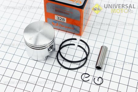 Поршень, кольца, палец комплект 36мм 1E36F Tanaka SUM328. Forpark (Триммер / UM2023-V50)