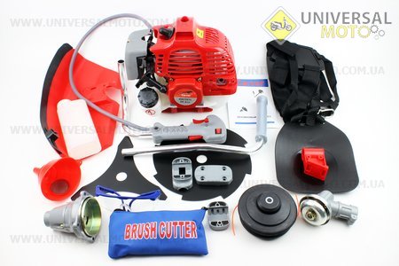 Триммер (мотокоса) Carver 1E40F-5 - 2,9кВт (леска+нож 3Т,8T)