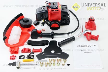 Триммер (мотокоса) GoodLuck GL4300ВС - 4,3кВт (леска+нож 3Т) 