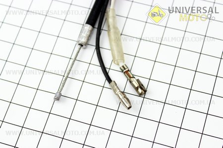 Ручка газу + трос Тип №6, (курок "вузький", без труби). Китай (Запчастини для триммера / UM2023-V96)