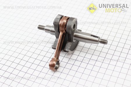 Колінвал 1E40F шатун - жовтий. Китай (Запчастини для триммера / UM2024-V33)