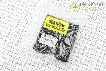 Фильтр воздушный - элемент квадратный, поролон с пропиткой, чёрный. Украина (Триммер / UM2024-V43)