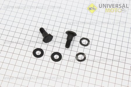 Болт кріплення зчеплення M8x1,25, 2шт + шайба 4шт комплект. Китай (Запчастини для триммера / UM2024-V61)