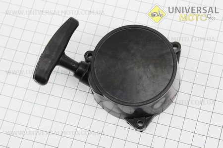 Стартер в зборі 3 отвори 70,0х70,0мм "Метелик - 2 зацепи" 328F. Китай (Запчастини для триммера / UM2024-V77)