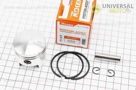 Поршень, кольца, палец комплект 44мм. NOKER (Триммер / UM2025-V22)