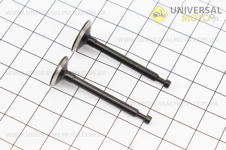 Клапан впускной, выпускной комплект 2 штуки HONDA GX35 (CG438) - 4Т. Китай (Триммер / UM2025-V34)