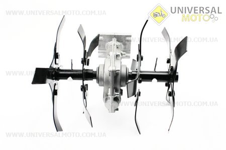 Культиватор (фреза-нож), 7 шлицов, под трубу диаметром 28мм, ширина захвата 250мм. Китай (Триммер / UM2025-V76)