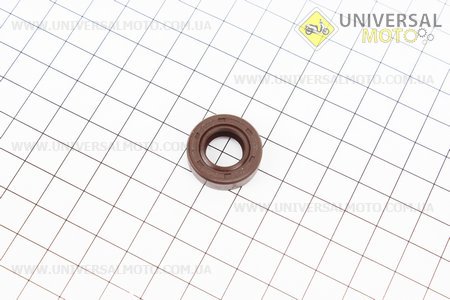 Сальник 12x22x7 Stihl FS-38/55, 1E36F, 1E40F-1E44F, Partner-340S / 350S / 360S, AL-KO BKS 35/35, 40/40, коричневий. Китай (Запчастини до бензопили PARTNER / UM2025-V92)