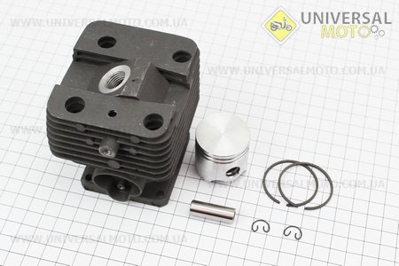 Цилиндро поршневой комплект (цпг) 35мм (палец 10мм) "черный" Stihl FS-120. Китай (Триммер / UM2026-V18)