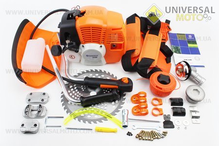 Тример (мотокоса) Husqvarna 552R - 2,5 кВт (Волосінь косильна + ніж 40Т-1шт, труба D=26мм x 9T. HUSQVARNA (Запчастини для триммера / UM2026-V35)