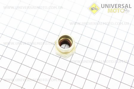 Гайка М10х1,25 (левая резьба) в шпульку, под редуктор Stihl