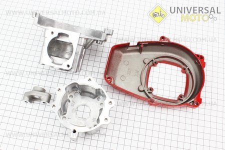 Картер для мотокосы 1E32F (три детали). Китай (Триммер / UM2026-V47)