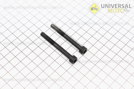 Болт крепления глушителя M6x55, к-кт 2шт, (с разборки)