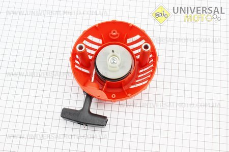 Стартер в зборі "Метелик - 2 зацепи" Husqvarna 125R / 128R. Китай (Запчастини для триммера / UM2026-V63)