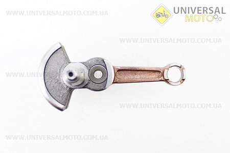 Колінвал 1E40F шатун - жовтий. NOKER (Запчастини для триммера / UM2027-V19)