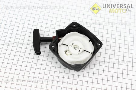 Стартер в зборі 4 отвори 66,5х66,5мм "Дріт - 2 зацепи". NOKER (Запчастини для триммера / UM2027-V33)