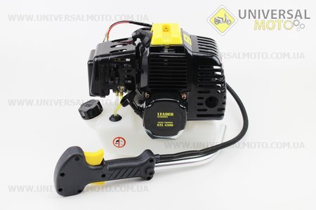 Триммер (мотокоса) LEADER GTL4300 - 4,2кВт (шпуля "металичеcкий нос" + нож 3Т, труба диаметром 26мм). LEADER (Триммер / UM2027-V70)