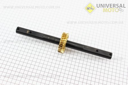 Шестерня культиватора + вал. Китай (Триммер / UM2027-V85)