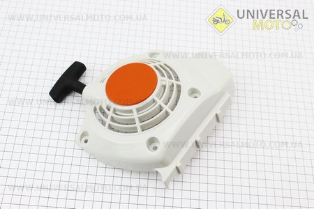 Стартер в зборі "Собачка - 1зацеп" Stihl FS-120/200/250. SABER (Запчастини для триммера / UM2028-V23)