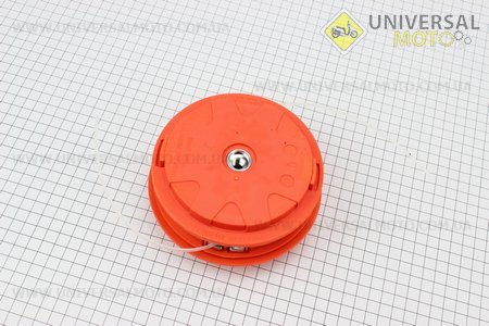 Волосінь косильна в зборі (котушка), САМОНАМОТУЮЧА, Garden, металевий ніс. Китай (Запчастини для триммера / UM2028-V34)