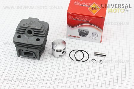 Циліндро поршневий комплект (ЦПГ) 40мм (палець 10мм) "чорний". AKME (Запчастини для триммера / UM2028-V55)