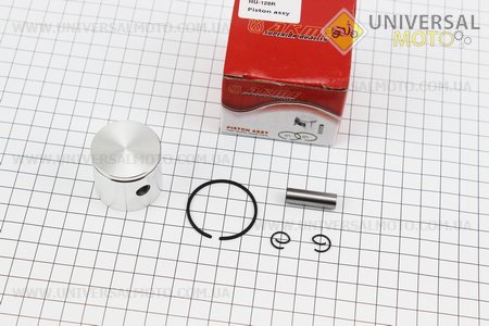 Поршень, кільця, палець комплект 35мм (палець 8 мм) Husqvarna 125R / 128R. AKME (Запчастини для триммера / UM2028-V81)